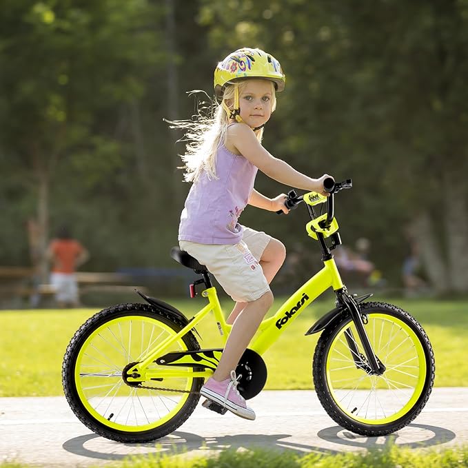 Kids Bike 14 16 18 Inch Bicycle for 3-9 Years Boys Girls Bike,Children's Bicycle with Bell Training Wheels, Multiple Colors