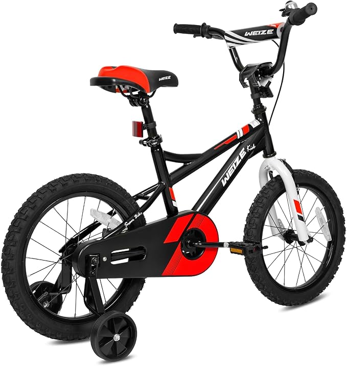 WEIZE Kids Bike, 14 16 20Inch Children Bicycle for Boys Girls Ages 3-12 Years Old, Rider Height 35-62 Inch, Coaster Brake, Multiple Color Options