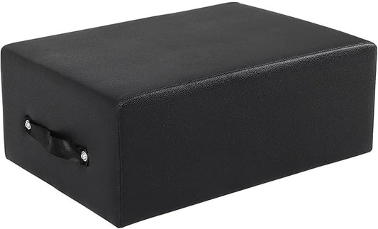 GCCSJ Pilates Box for Reformer Workouts, Portable Pilates Sitting Boxs for Pilates Reformer/Board Use, Non-Slip Memory Foam, Home Gym Pilates Accessories for Stretch/Balance, 300LBS Capacity