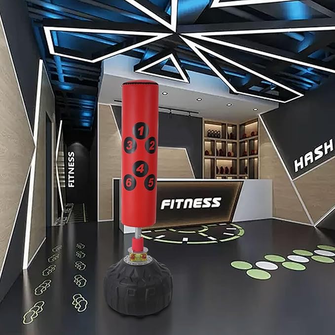 Punching Bag with Stand - 70inch, 203lbs Bearing, Freestanding Heavy Boxing Bag for Adult Youth, Large Stable Base, Kickboxing Bags