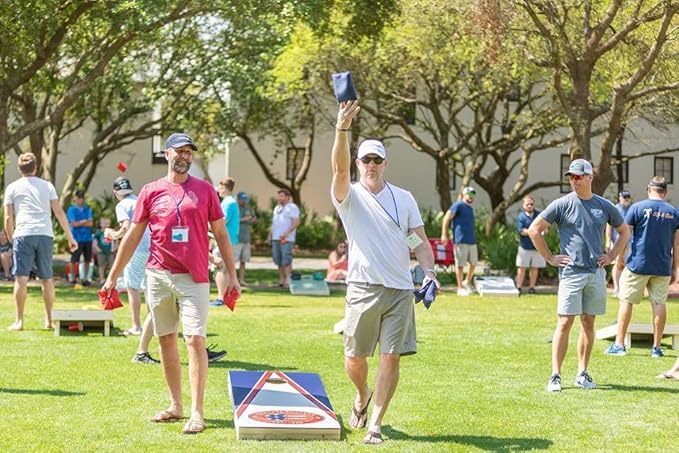 Football Team Cornhole Boards, 2x4 Premium Corn Hole Game Set, Officially Licensed Cornhole Game, Perfect for Tailgates