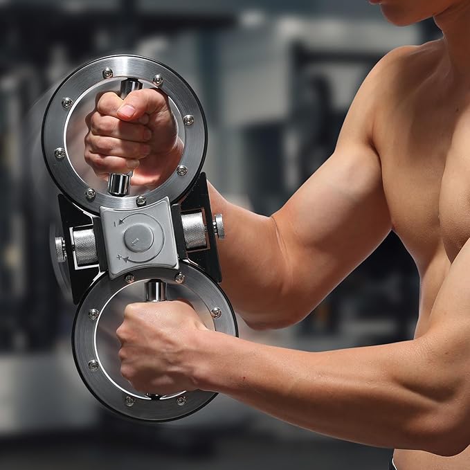 Rotator 4.0 Upper Body Strength Training System, Both Weight And Resistance Adjustable Spinning Burn Rotator Machine, Wt From 10 Lbs to 15 Lbs, Portable Training For Fitness, Combat and Rehab