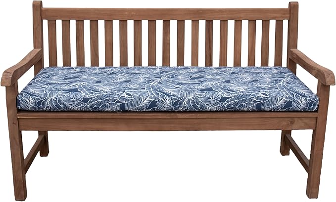 Tommy Bahama Bench Cushion, 44" X 19" X 2.5", Pacific Zaffre