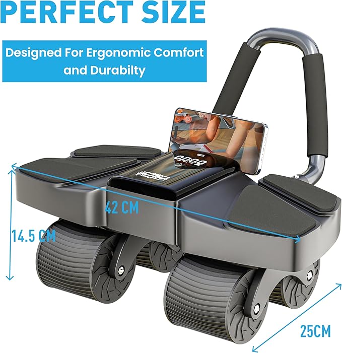 New 2024 Roller High-Performance Exercise Machine With Automatic Rebound, Multi- layered Anti-Slip