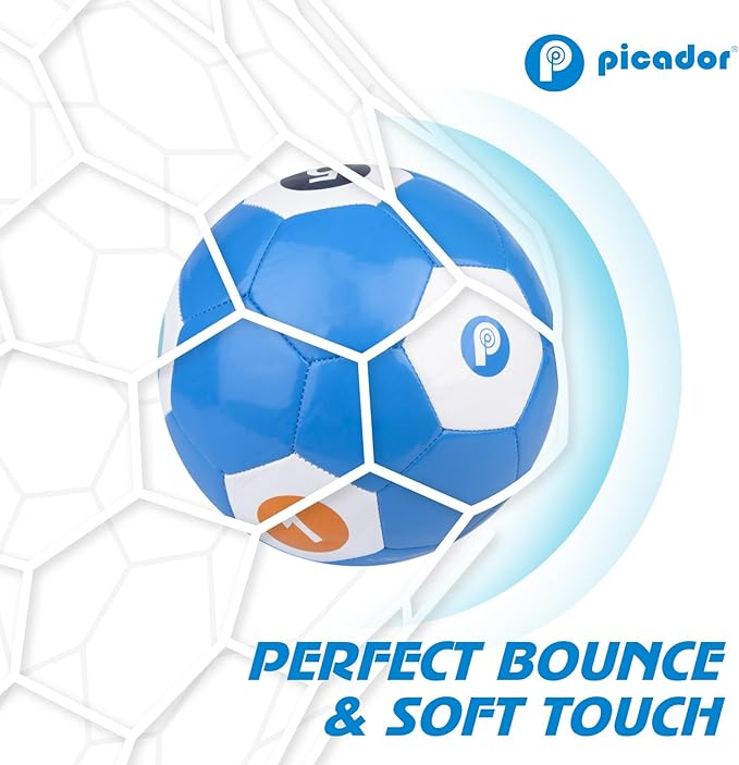 Soccer Ball Size 3, Size 4 - Kids Aged 3-5 6-8 8-12 Outdoors Sports Training Playing Ball Set with Pump Teens Girls Boys Back to School Gift