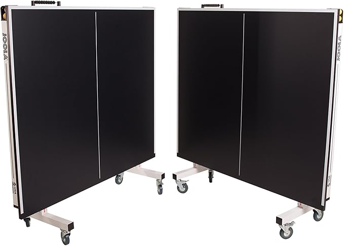 JOOLA Rally TL Professional MDF Indoor Ping Pong Table w/Quick Clamp Table Tennis Net & Post Set - 10 Minute Easy Assembly - Corner Ball Holders - Tournament Quality - Includes Playback Mode