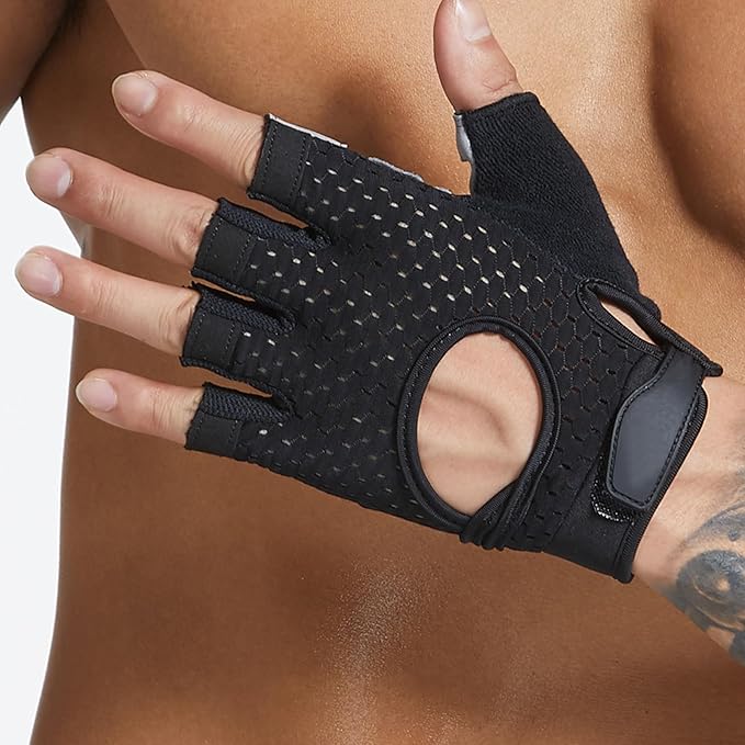 Workout Gloves for Men and Women, Breathable Exercise Gloves for Weight Lifting, Cycling, Gym, Training, Fitness