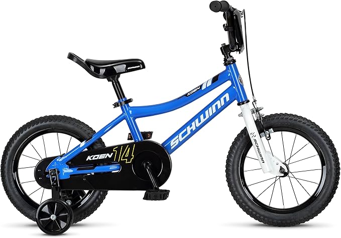 Schwinn Elm and Koen Bike or Balance Bike, 12-20 Inch Bike for Kids Ages 2-13, Black, Blue, Red, Teal, Pink or Purple, SmartStart Ergonomic Design, Adjustable Seat Grows with Child, Training Bicycle