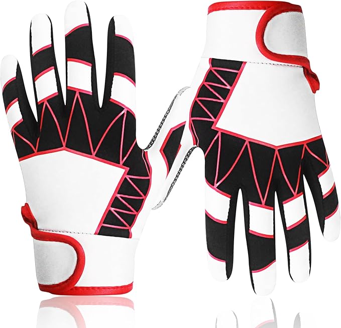Youth Baseball USA Flag Glove American Flag Batting Gloves Comfortable Fit Breathable Durable Lightweight Design Junior Training Batting