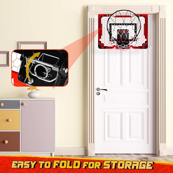 Red Basketball Hoop Indoor