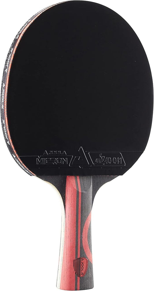 JOOLA Infinity Edge - Tournament Performance Ping Pong Paddle w/ Carbon Pro Technology - Black Rubber on Both Sides - Competition Ready - Table Tennis Racket for Advanced Training - Designed for Speed