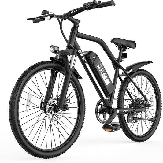 Folding Electric Bike for Adults - 750W Motor Ebikes, Adjustable Seat Electric Bike, 3 Riding Modes, Dual Suspension E-Bike for Commuting & Leisure Rides