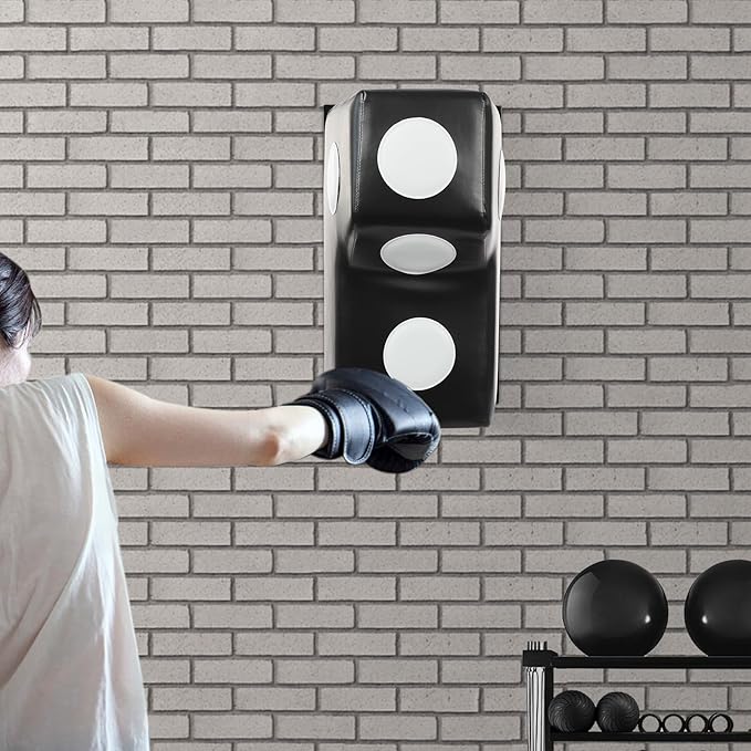 Wall Mounted Boxing Punching Bag, Wall Mount Uppercut Boxing Pad Training Equipment for Hooks Wall Target Heavy Wall Punching Bag for Adults, Bedroom, Living Room, Gym, Up to 881.85 lbs
