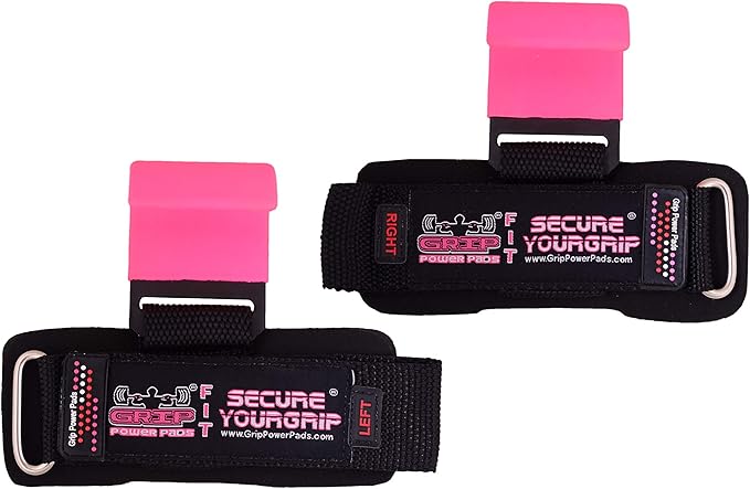 Weight Lifting Hooks Heavy Duty Lifting Wrist Straps Pull Ups Deadlift Straps Power Lifting Grips Padded Workout Straps for Weightlifting Gym Gloves for Men & Women Premium Workout Equipment