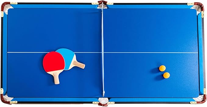 RACK Crux 55-inch Folding Billiard/Pool Table - Portable and Space-Saving Entertainment!