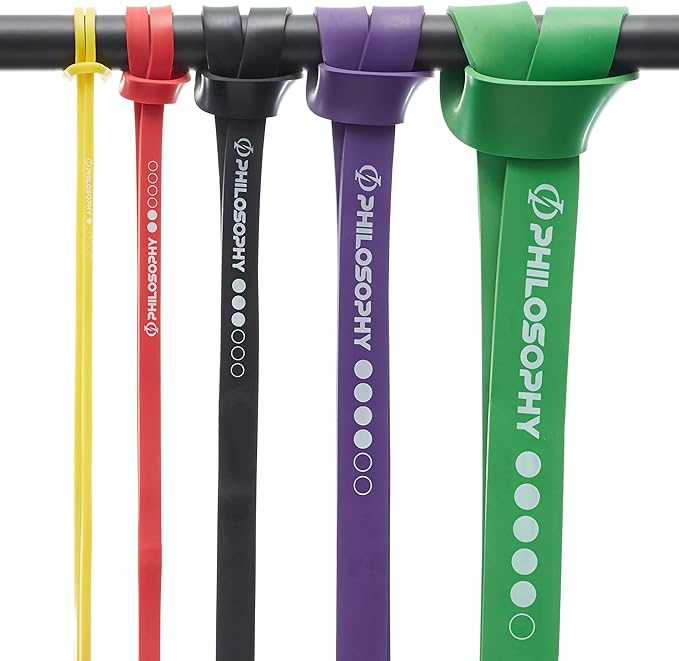 Philosophy Gym Pull Up Assist Band - Resistance Power Loop Exercise Band