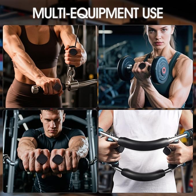 2PCS Anti-Slip Gym Grips Fingerless Workout Gym Gloves, Ergonomic Workout Grip for Men Women Crosstraining Hand Palm Protection, Weight Lifting Grips for Bodybuilding, Deadlifts