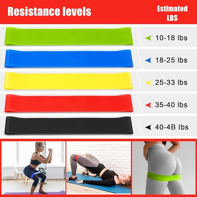 10 Pcs Pilates Ring Set for Women Home Yoga Equipment Accessories Pilates Ring Circle and Ball Workouts Gift Include Ball Yoga Circle Resistance Bands Block Straps Gym Bag
