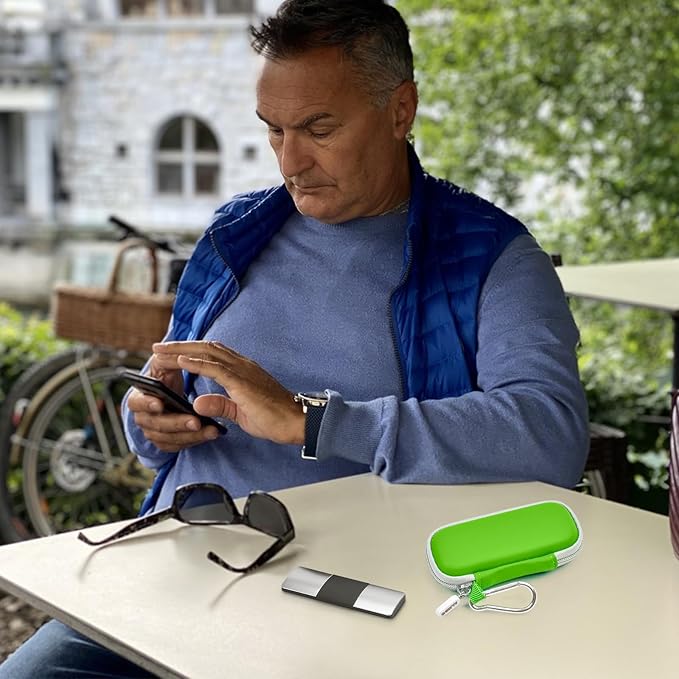 Heart Monitor Case Compatible with AliveCor Kardia Mobile ECG/for KardiaMobile 6L for Apple and Android Device - CASE ONLY (Green)