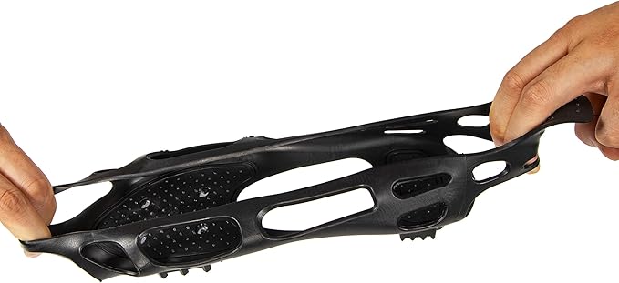 Snow Shoe Grip for Hiking on Snow and Ice, Heavy Duty Traction Aid with Steel Spikes (1 Pair)