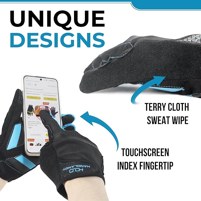 HANDLANDY Baseball Batting Gloves for Adult Youth, Grip Breathable Softball Batting Gloves Fit Men Kids Boys Girls