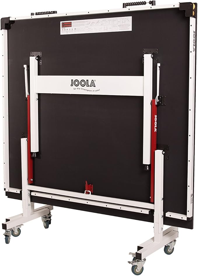 JOOLA Rally TL Professional MDF Indoor Ping Pong Table w/Quick Clamp Table Tennis Net & Post Set - 10 Minute Easy Assembly - Corner Ball Holders - Tournament Quality - Includes Playback Mode