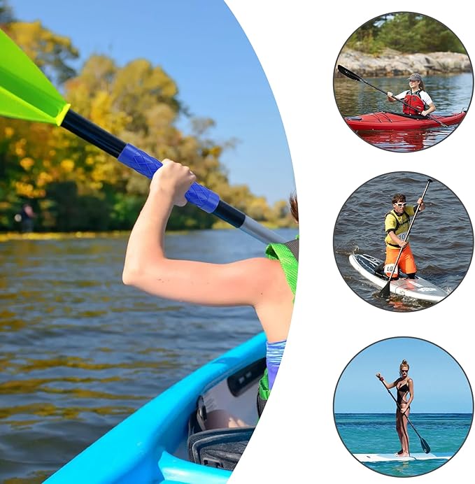 2-Pack Kayak Paddle Grips No Slip Oar Grip for Take-Apart Paddles, Blister Prevention Kayaking Accessories (Diameter of 30mm/1.18 inches)
