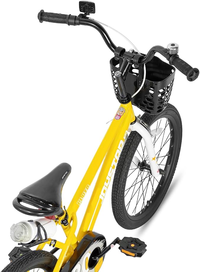 JOYSTAR Pluto 12 14 16 18 20 Inch Kids Bike with Light Up Training Wheels, Kids' Bicycle for Boys Girls Age 3-12 Years, Children Bikes, Multiple Colors