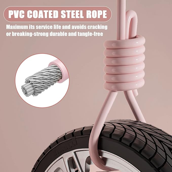 ๐๐ฉ๐๐๐ ๐๐ฎ๐ฆ๐ฉ ๐๐จ๐ฉ๐ ๐๐จ๐ซ ๐
๐ข๐ญ๐ง๐๐ฌ๐ฌ - Skipping Rope for Women Men Exercise with Adjustable Length Jumping Rope and Alloy & Silicone Handles Suitable for Workout Boxing Home Gym