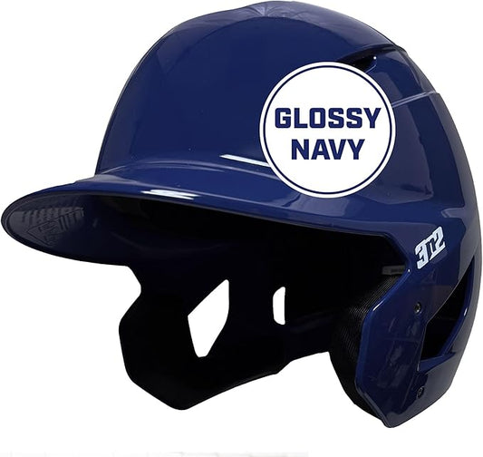 3N2 Pro Clutch Baseball Helmet - Ventilated High-Impact Shell, Moisture-Wicking Padding - Glossy
