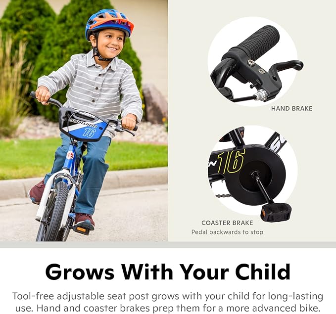 Schwinn Elm and Koen Bike or Balance Bike, 12-20 Inch Bike for Kids Ages 2-13, Black, Blue, Red, Teal, Pink or Purple, SmartStart Ergonomic Design, Adjustable Seat Grows with Child, Training Bicycle