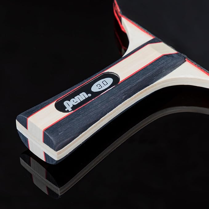Penn 3.0 Competition Ping Pong Paddles - Choose Single Table Tennis Paddle, or Deluxe 2 or 4 Player Kit with Balls and Storage Case