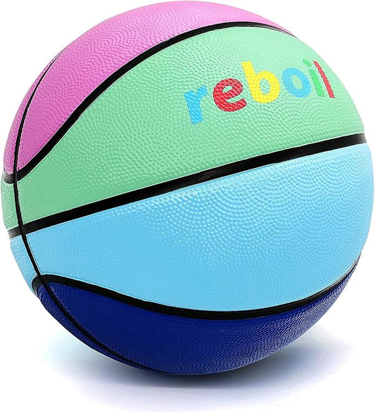 Premium Rubber/Leather Basketball - Kids & Youth, Size 3/4/5/6/7