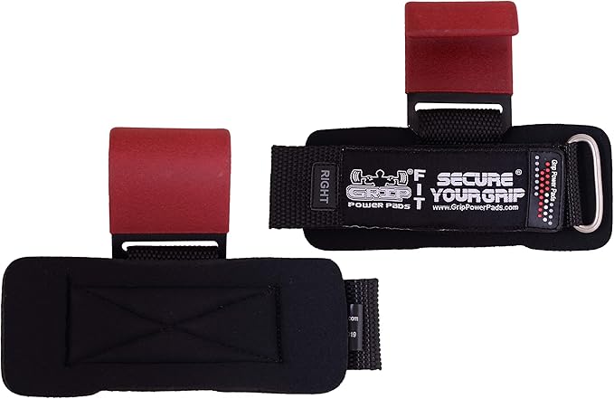 Weight Lifting Hooks Heavy Duty Lifting Wrist Straps Pull Ups Deadlift Straps Power Lifting Grips Padded Workout Straps for Weightlifting Gym Gloves for Men & Women Premium Workout Equipment