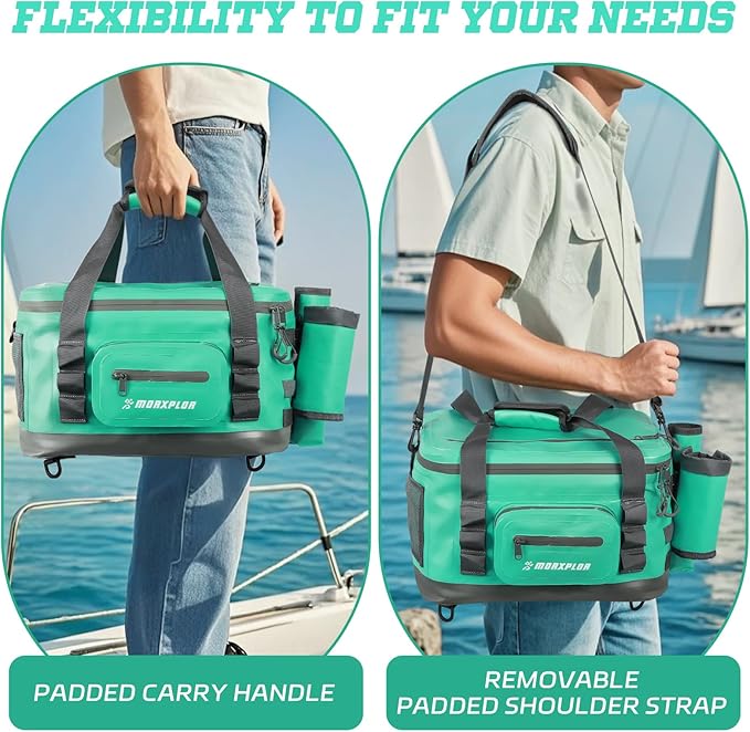 Waterproof Shell 24 cans Paddle Board Cooler Bag, Sup Deck,Kayak Cooler Bag Accessories