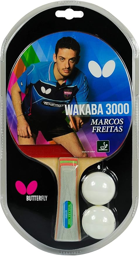 Butterfly Wakaba Shakehand Table Tennis Racket | Japan Series | Outstanding Control with Reliable Speed and Spin | Recommended for Beginning Level Players