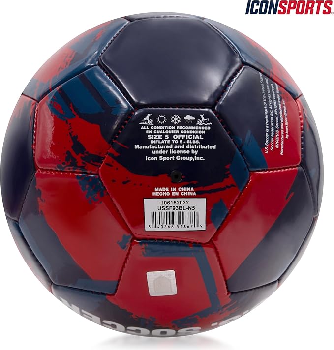 Icon Sports Officially Licensed Tottenham Hotspur Regulation Size 5 Soccer Ball