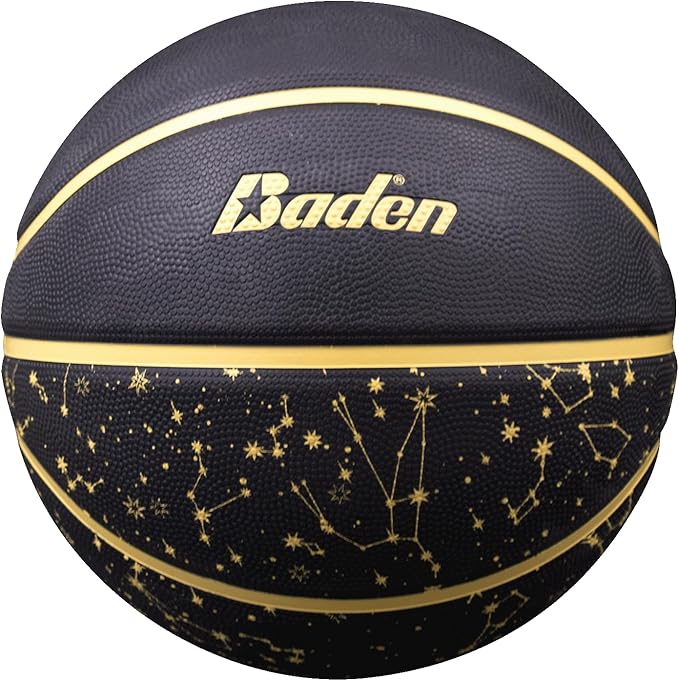Baden | Legend Lifestyle Collection | Fun Design Outdoor Rubber Game Basketball | Youth & Adult Size 5,6,7