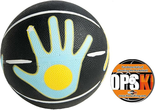 Skill Shooter Basketball w/OnlineTraining Video, Basketball with Hand Placement