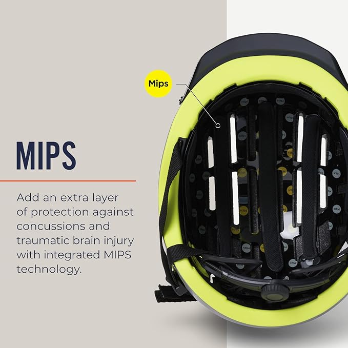 Thousand Chapter MIPS Adult Bike Helmet - LED Tail Light, Cycling & Bicycle Safety Certified, Lightweight & Low Profile, Men & Women, Lockable PopLock