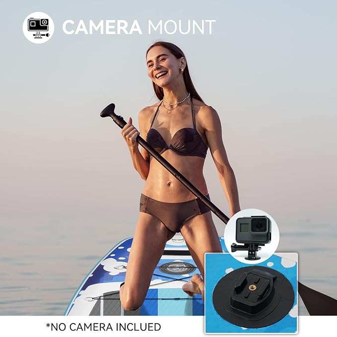 YUSING Inflatable Stand Up Paddle Board with Kayak Seat, Non-Slip Deck SUP Paddle Board with Premium Kayak, Portable Standing Boat for Youth & Adult