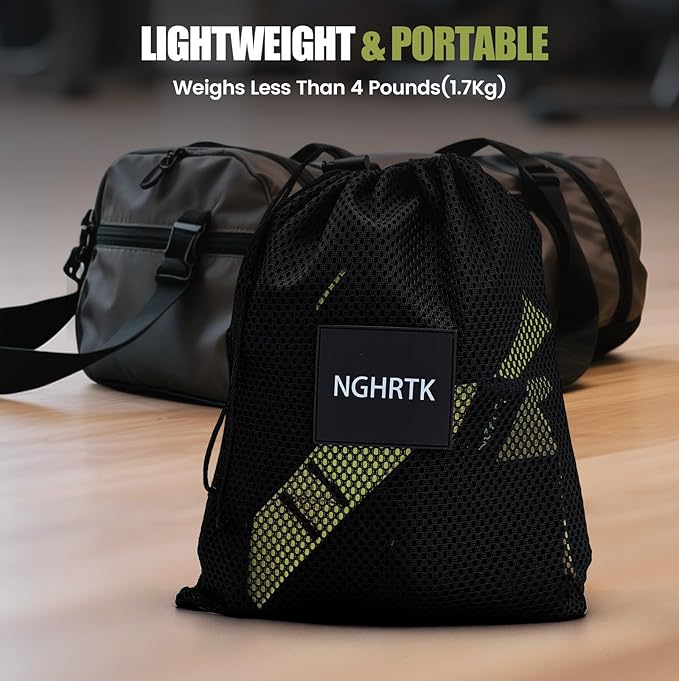 Home Suspension Training Kit with Suspension Trainer, Straps & Bands – Adjustable Full-Body Workout System for Home Gym, Yoga, Pilates, Travel | Compact Design