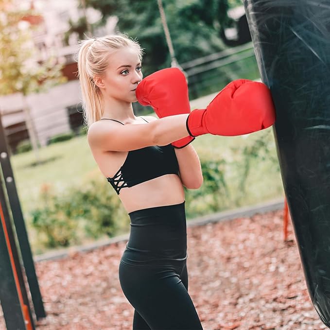 2 Pairs Boxing Gloves for Beginners & Kids, Boxing Training Gloves Suitable for Men & Women, Lightweight Shockproof Gloves for Training & Practice