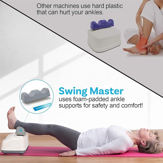 Daiwa Felicity Swing Master - Chi Swing Machine - Passive Aerobic Exerciser, Swing Master with Figure Trimmer - Lymphatic Massager, Body Shaker, Leg Exercise, FSA/HSA Eligible