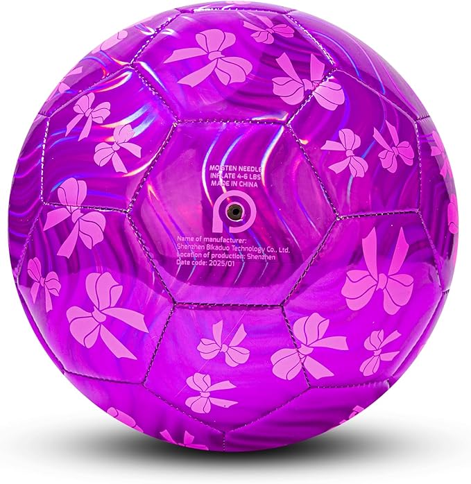 Soccer Ball Size 3, Size 4 - Kids Aged 3-5 6-8 8-12 Outdoors Sports Training Playing Ball Set with Pump Teens Girls Boys Back to School Gift