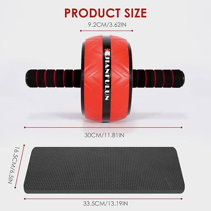 Ab Roller for Abs Workout, Ab Roller Wheel Exercise Equipment for Core Workout, Ab Wheel Roller for Home Gym, Ab Workout Equipment for Abdominal Exercise
