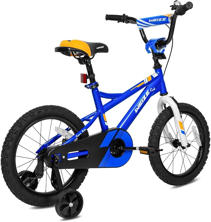 WEIZE Kids Bike, 14 16 20Inch Children Bicycle for Boys Girls Ages 3-12 Years Old, Rider Height 35-62 Inch, Coaster Brake, Multiple Color Options