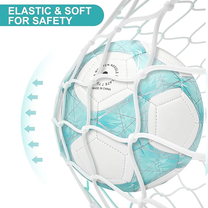 STEEFAN Teal/Blue/Pink Soccer Ball Size 4 for Kids Outdoor Play,Color Change Soccer Official Ball with Needles and Air Pump,Gift Idea for Kid Teen Boy Girl Junior Women,Indoor Outdoor Game Soccer Ball