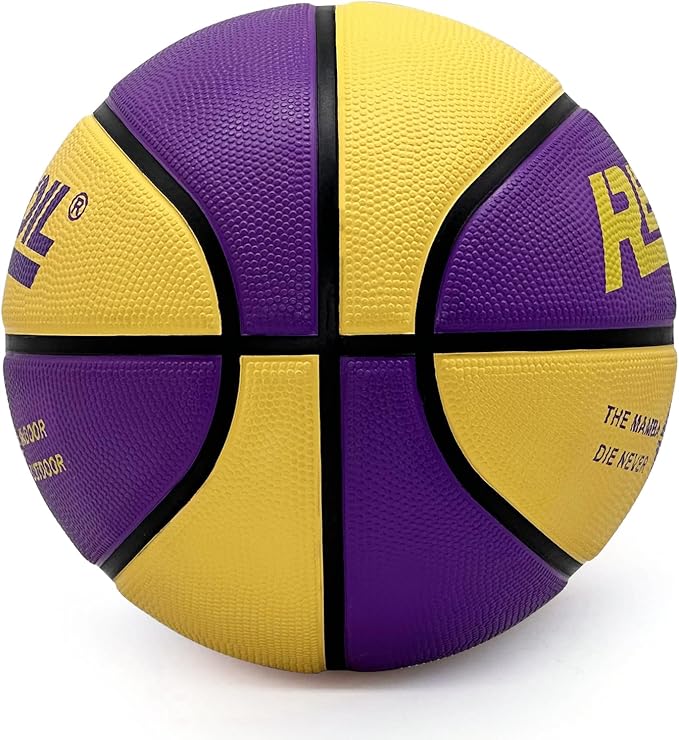 Premium Rubber/Leather Basketball - Kids & Youth, Size 3/4/5/6/7