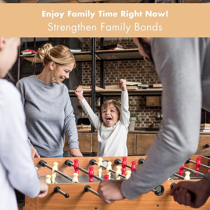 GYMAX 3 in 1 Multi Game Table, 49 Inch with Foosball Hockey & Billiards, Competition Sized Combo Game Table for Home, Game Room, Bar, Party, Club